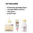 eZn Creamy Hair Bleaching Cream Permanent Hair Color Formulated with Marula Seed Oil
