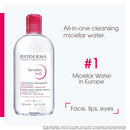 Bioderma - Sensibio - H2O Micellar Water - Makeup Remove 500ML