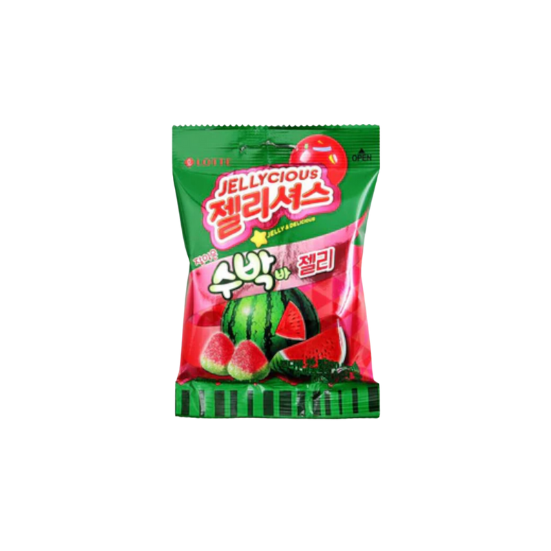 Lotte Jellycious Watermelon Bar Jelly 56g