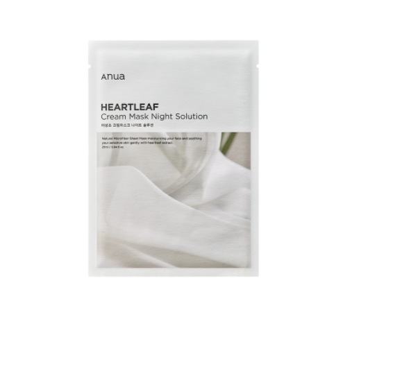 HEARTLEAF CREAM SHEET MASK NIGHT SOLUTION 25ml