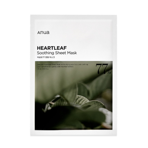 HEARTLEAF 77% SOOTHING SHEET MASK