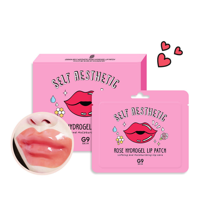 Self aesthetic rose hydrogel lip patch 5P