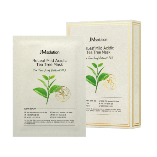 RELEAF MILD ACIDIC TEA TREE MASK 30ml*10ea