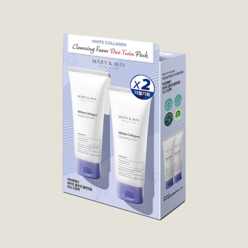 White Collagen Cleansing Foam Duo Twin Pack (Collagen Cleansing Foam 150ml 2EA)