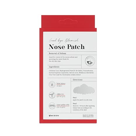 MIZON GOOD BYE BLEMISH NOSE PATCH