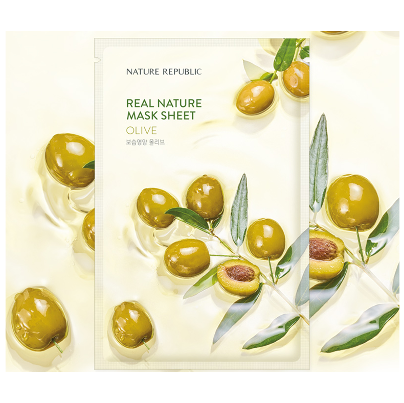 Real Nature Mask Sheet/ Olive 23ml