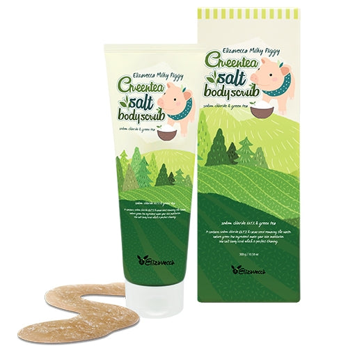 Greentea Salt Body Scrub 300g (Tube Type)