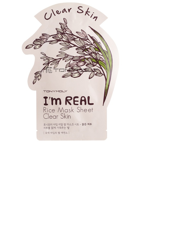 I`m REAL Rice Mask Sheet Clear Skin