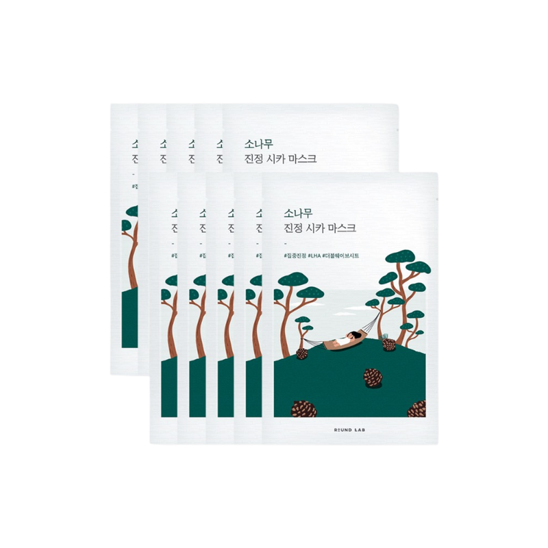 Pine soothing Cica Mask (10 sheets)