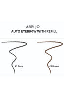 AERY JO AUTO EYEBROW WITH REFILL 01Gray, 02 Brown